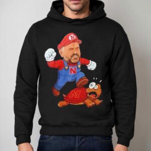 Mario Bros Nebraska Cornhuskers Beat Maryland Terrapins Hoodie