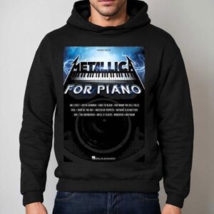 Metallica For Piano Solo Book Cover Wall Hoodie
