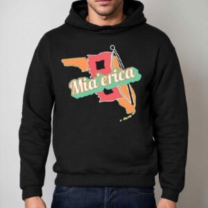 Mia Erica Map Of Dominica Hoodie