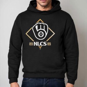 Milwaukee Brewers 2025 National League Division Series Champions Locker Room Shirt 2 Milwaukee Brewers National League Division Series Champions Locker Room Hoodie