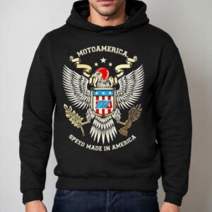 Motoamerica Speed Made In American Eagle Hoodie