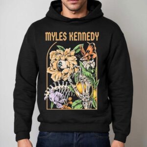 Myles Kennedy Flowers Skeleton Hand Eye Shirt 2 Myles Kennedy Flowers Skeleton Hand Eye Hoodie