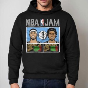 Nba Jam Nets Porter Jr And Claxton Hoodie