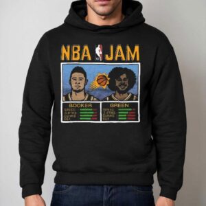 Nba Jam Suns Booker And Green Shirt 2 Nba Jam Suns Booker And Green Hoodie