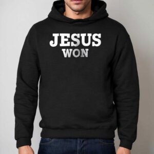 Nebraska Cornhuskers Football X Jesus Won Logo Hoodie