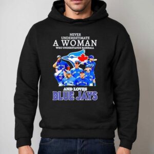 Never Underestimate A Woman Who Understands Baseball And Loves Toronto Blue Jays Shirt 2 Never Underestimate A Woman Who Understands Baseball And Loves Toronto Blue Jays Hoodie