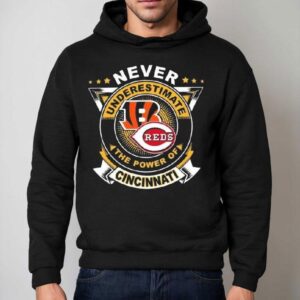 Never Underestimate The Power Of Cincinnati City Sports Beagles And Reds Shirt 2 Never Underestimate The Power Of Cincinnati City Sports Beagles And Reds Hoodie
