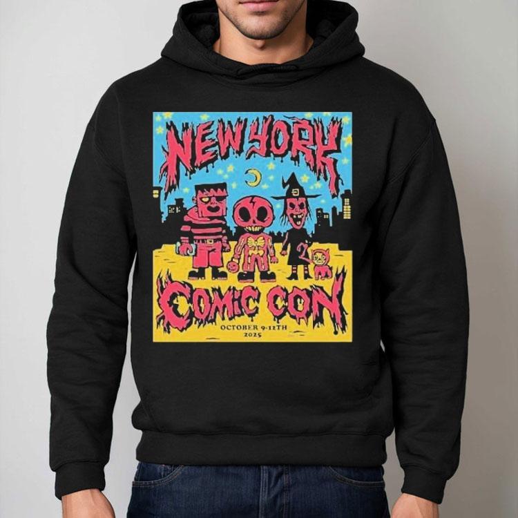 New York Comic Con Nycc 2025 Trick Or Treaters Halloween Shirt New York Comic Con Nycc 2025 Trick Or Treaters Halloween Shirt
