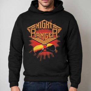 Night Ranger Neon Sunglasses Hoodie