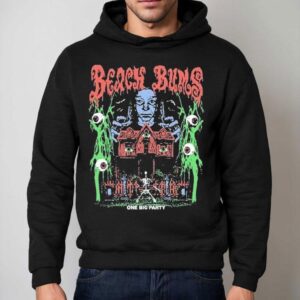 One Big Party X Beach Bums Haunted Skeleton Shirt 2 One Big Party X Beach Bums Haunted Skeleton Hoodie