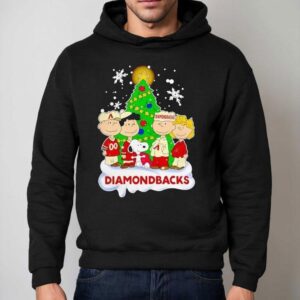 Peanuts Characters Arizona Diamondbacks Christmas Shirt 2 Peanuts Characters Arizona Diamondbacks Christmas Hoodie