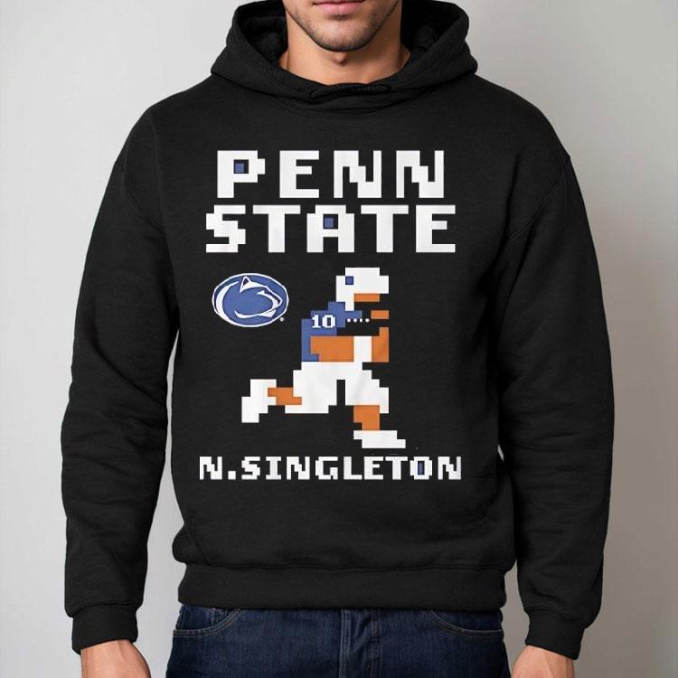 Penn State Football Nicholas Singleton Retro Baller Graphic Shirt Penn State Football Nicholas Singleton Retro Baller Graphic Shirt