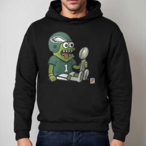 Philadelphia Eagles Jalen Hursts Mascot Cartoon Hoodie