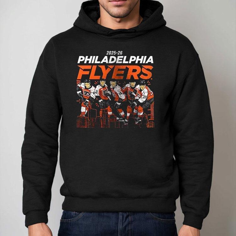 Philadelphia Flyers 2025 2026 Home Opener Team Shirt Philadelphia Flyers 2025 2026 Home Opener Team Shirt