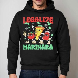 Pizza And Tomato Legalize Marinara Hoodie