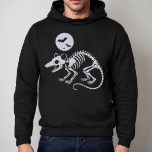 Playing Opossum Bone Halloween Hoodie