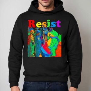 Portland Frog Resist Colors Shirt 2 Portland Frog Resist Colors Hoodie