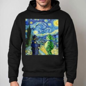 Portland Frog Starry Night Van Gogh Shirt 2 Portland Frog Starry Night Van Gogh Hoodie