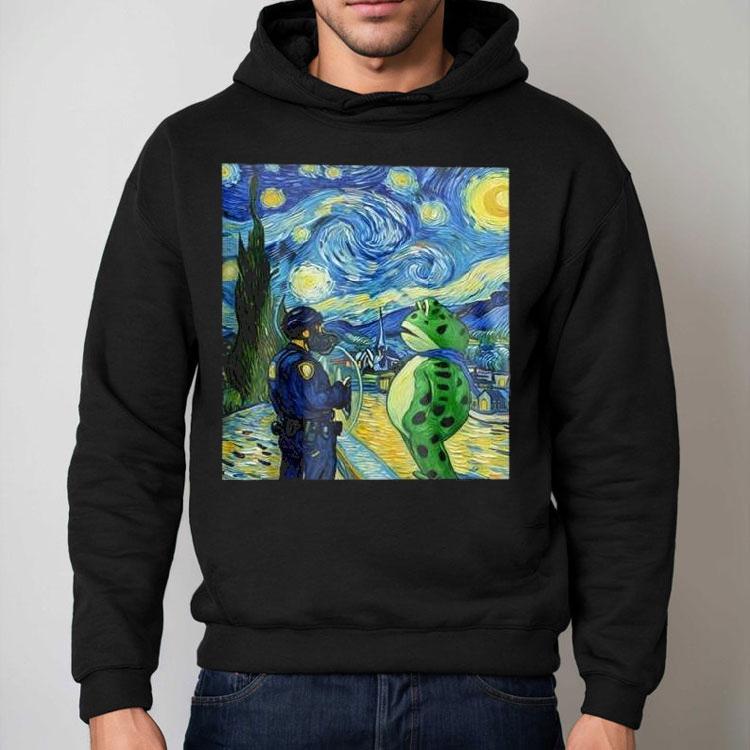 Portland Frog Starry Night Van Gogh Shirt Portland Frog Starry Night Van Gogh Shirt