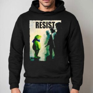 Resist Portland Frog Protes Hoodie