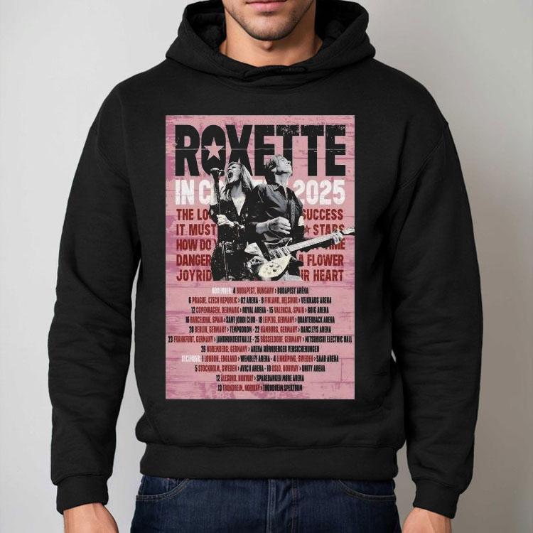 Roxette In Concert November And December 2025 Shirt Roxette In Concert November And December 2025 Shirt