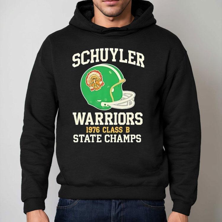 Schuyler Warriors State Champs 1976 Class B Shirt Schuyler Warriors State Champs 1976 Class B Shirt