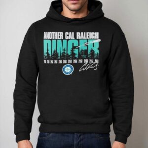 Seattle Mariners Another Cal Raleigh Mlb Baseball Signature Hoodie