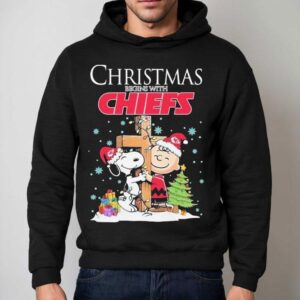 Snoopy And Charlie Brown The Peanuts Kansas City Chiefs Merry Christmas Shirt 2 Snoopy And Charlie Brown The Peanuts Kansas City Chiefs Merry Christmas Hoodie