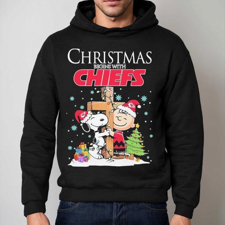 Snoopy And Charlie Brown The Peanuts Kansas City Chiefs Merry Christmas Shirt Snoopy And Charlie Brown The Peanuts Kansas City Chiefs Merry Christmas Shirt