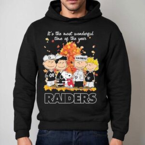 Snoopy The Peanuts Las Vegas Raiders It's The Most Wonderful Time Of The Year Shirt 2 Snoopy The Peanuts Las Vegas Raiders It S The Most Wonderful Time Of The Year Hoodie