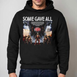 Some Gave All Side Action Hoodie