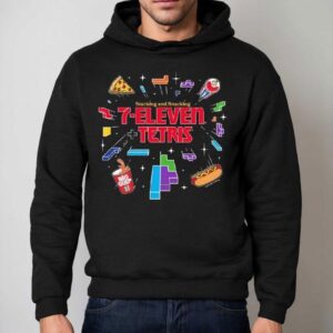 Stacking And Snacking Eleven Tetris Hoodie