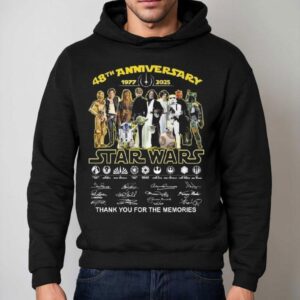 Star Wars Th Anniversary Thank You For Memories Signatures Hoodie