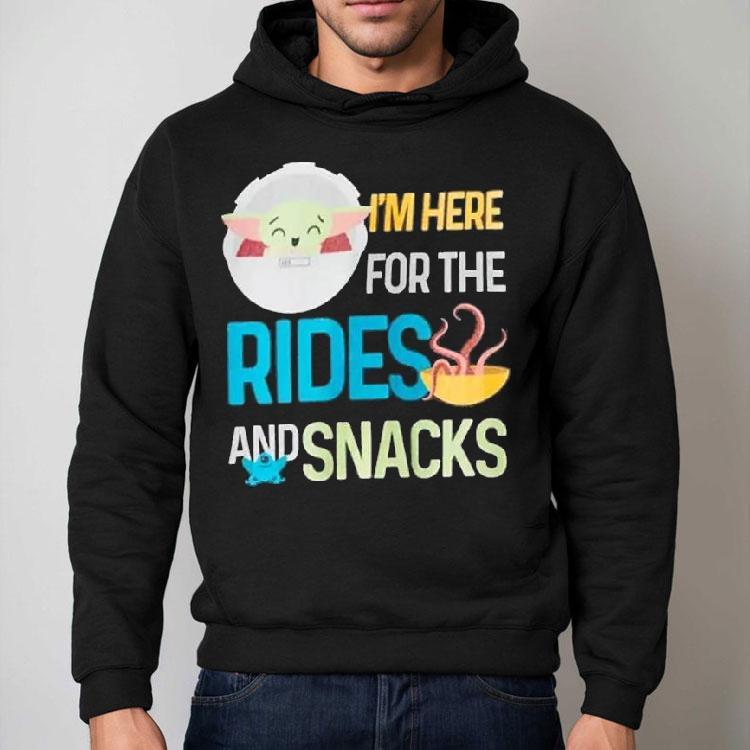 Star Wars The Mandalorian Grogu I’m Here For The Rides And Snacks Shirt Star Wars The Mandalorian Grogu I’m Here For The Rides And Snacks Shirt