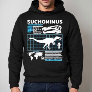 Suchomimus Fact Sheet Dinosaur Facts Hoodie