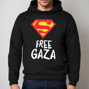 Superman Free Gaza Logo Shirt 2 Superman Free Gaza Logo Hoodie
