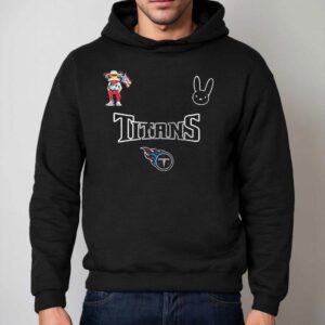 Tennessee Titans X Bad Bunny Super Bowl Signature Logo Shirt 2 Tennessee Titans X Bad Bunny Super Bowl Signature Logo Hoodie