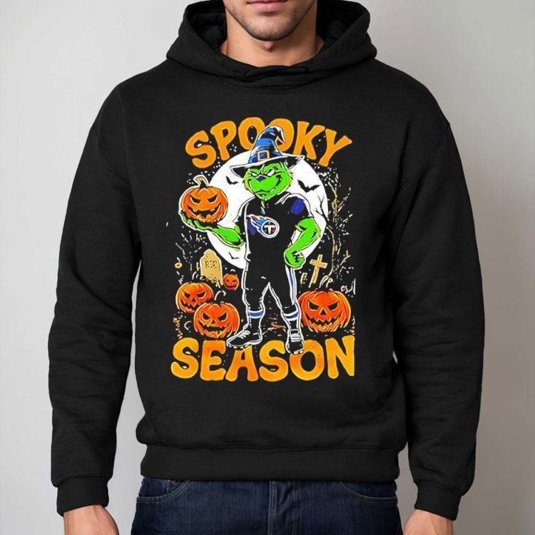 Tennessee Titans X Grinch Nfl Spooky Season 2025 Shirt Tennessee Titans X Grinch Nfl Spooky Season 2025 Shirt