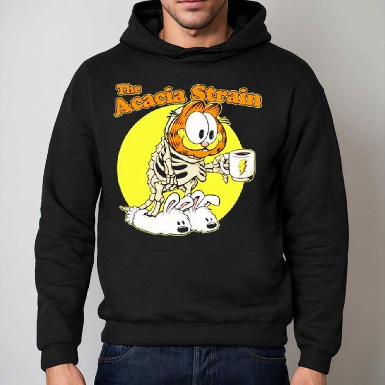 The Acacia Strain Skeleton Cat Coffee Shirt The Acacia Strain Skeleton Cat Coffee Shirt