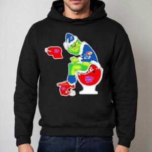The Grinch Kansas Jayhawks Sitting On Toilet Kansas State Wildcats Xmas Holiday Christmas Shirt 2 The Grinch Kansas Jayhawks Sitting On Toilet Kansas State Wildcats Xmas Holiday Christmas Hoodie