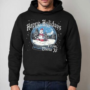 Theta Xi Happy Holidays From Christmas Hoodie
