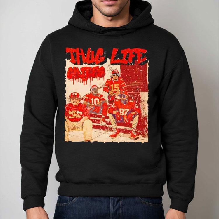 Thug Life Kansas City Chiefs Football Shirt Thug Life Kansas City Chiefs Football Shirt