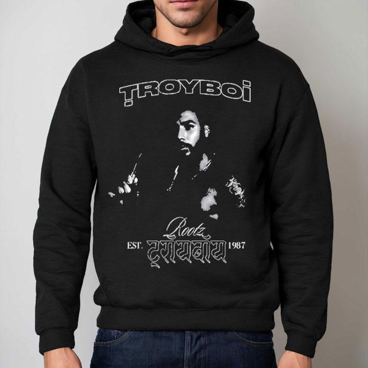 Troyboi Rootz Est 1987 Portrait Shirt Troyboi Rootz Est 1987 Portrait Shirt