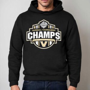 Vanderbilt Commodores Baseball Sec Champs 2025 Logo Shirt 2 Vanderbilt Commodores Baseball Sec Champs Logo Hoodie