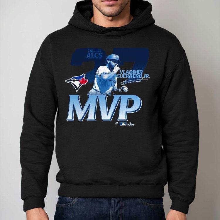 Vladimir Guerrero Jr. Toronto Blue Jays 2025 American League Championship Series Mvp Shirt Vladimir Guerrero Jr. Toronto Blue Jays 2025 American League Championship Series Mvp Shirt