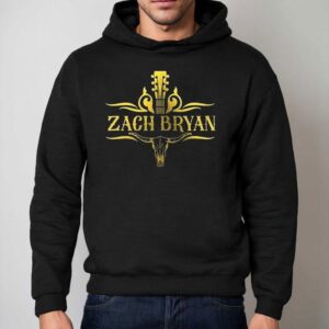 Zach Bryan X Michigan Wolverines The Big House Stadium Longhorn Logo Shirt 2 Zach Bryan X Michigan Wolverines The Big House Stadium Longhorn Logo Hoodie