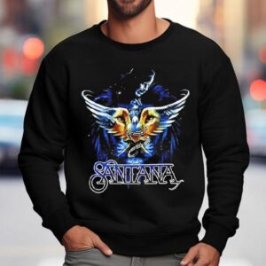 2002 Carlos Santana Music Concert Shirt 3 Carlos Santana Music Concer Sweatshirt
