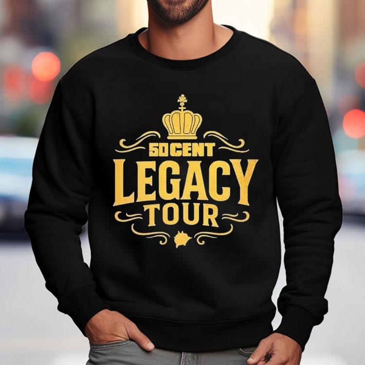 50 Cent Legacy Tour 2025 Logo Crown Shirt 50 Cent Legacy Tour 2025 Logo Crown Shirt