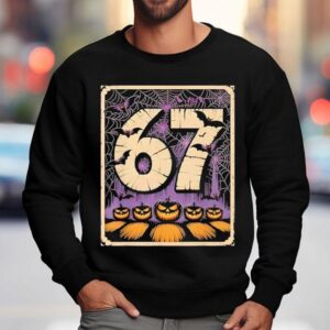 67 Meme Six Seven Funny Halloween Shirt 3 Meme Six Seven Funny Halloween Sweatshirt