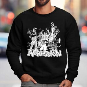 Agression Skeleton Shirt 3 Agression Skeleton Sweatshirt